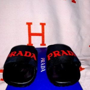 Prada slides 9.5 US USED